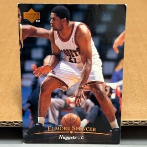 1995 Vintage Upper Deck Elmore Spencer Denver Nuggets NBA Trading Card
